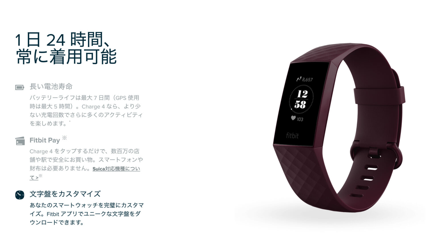 新品未使用】fitbit charge 5 ブラック suica対応 箱なしの+aethiopien