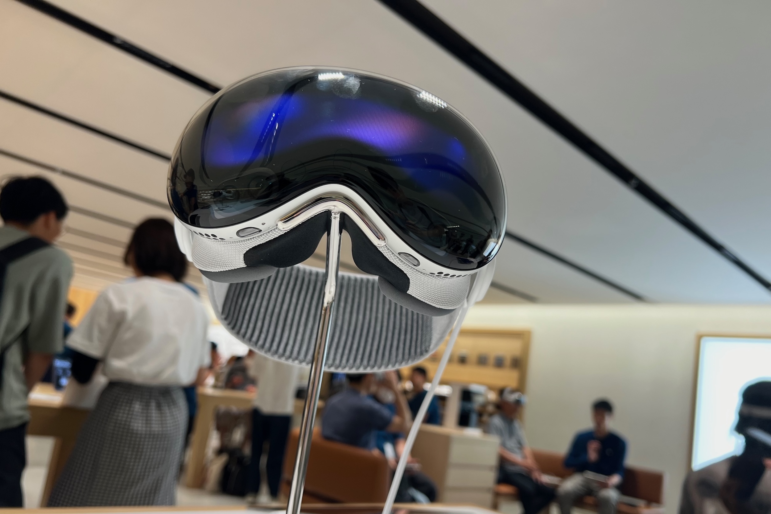 Apple Vision Proの展示