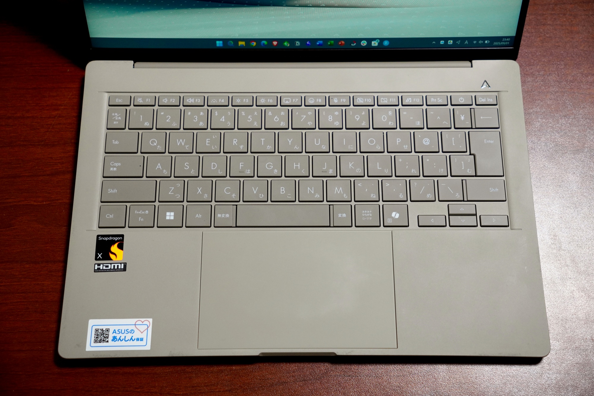 ZenBook SORAのキーボード