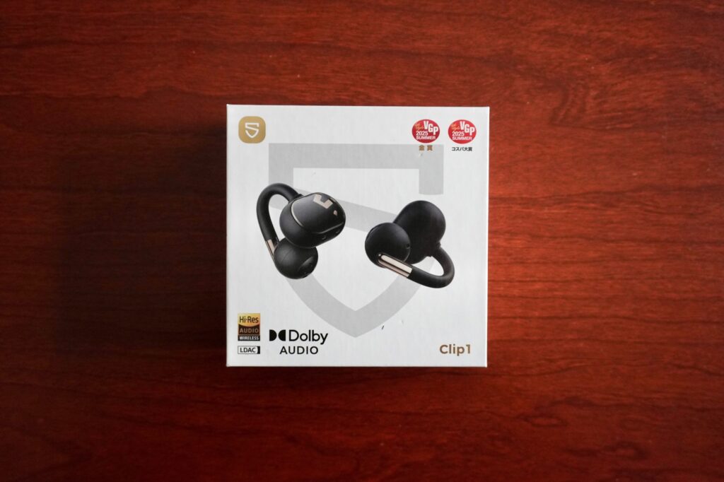 SOUNDPEATS Clip1の箱